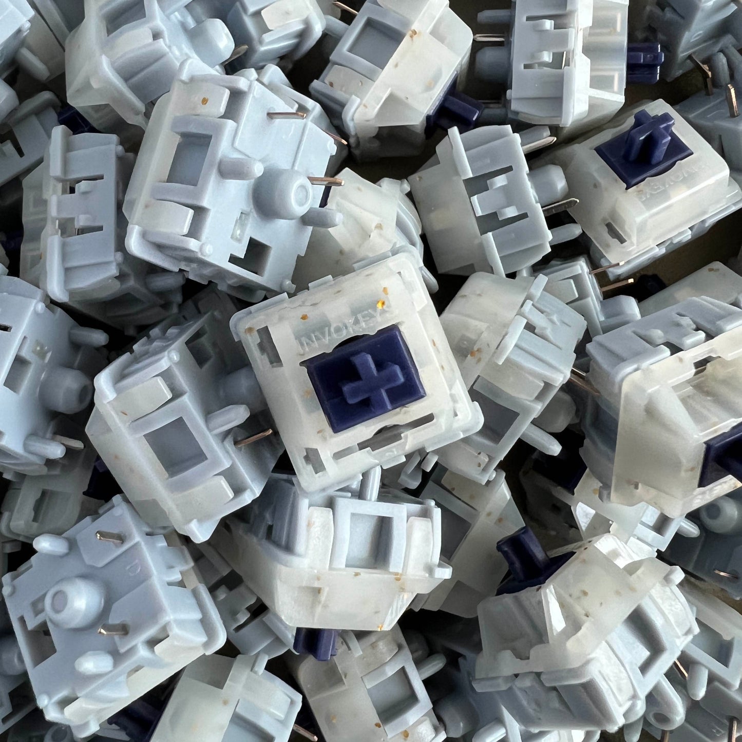Invokeys Pea Flower Clicky Switches Factory Lubed