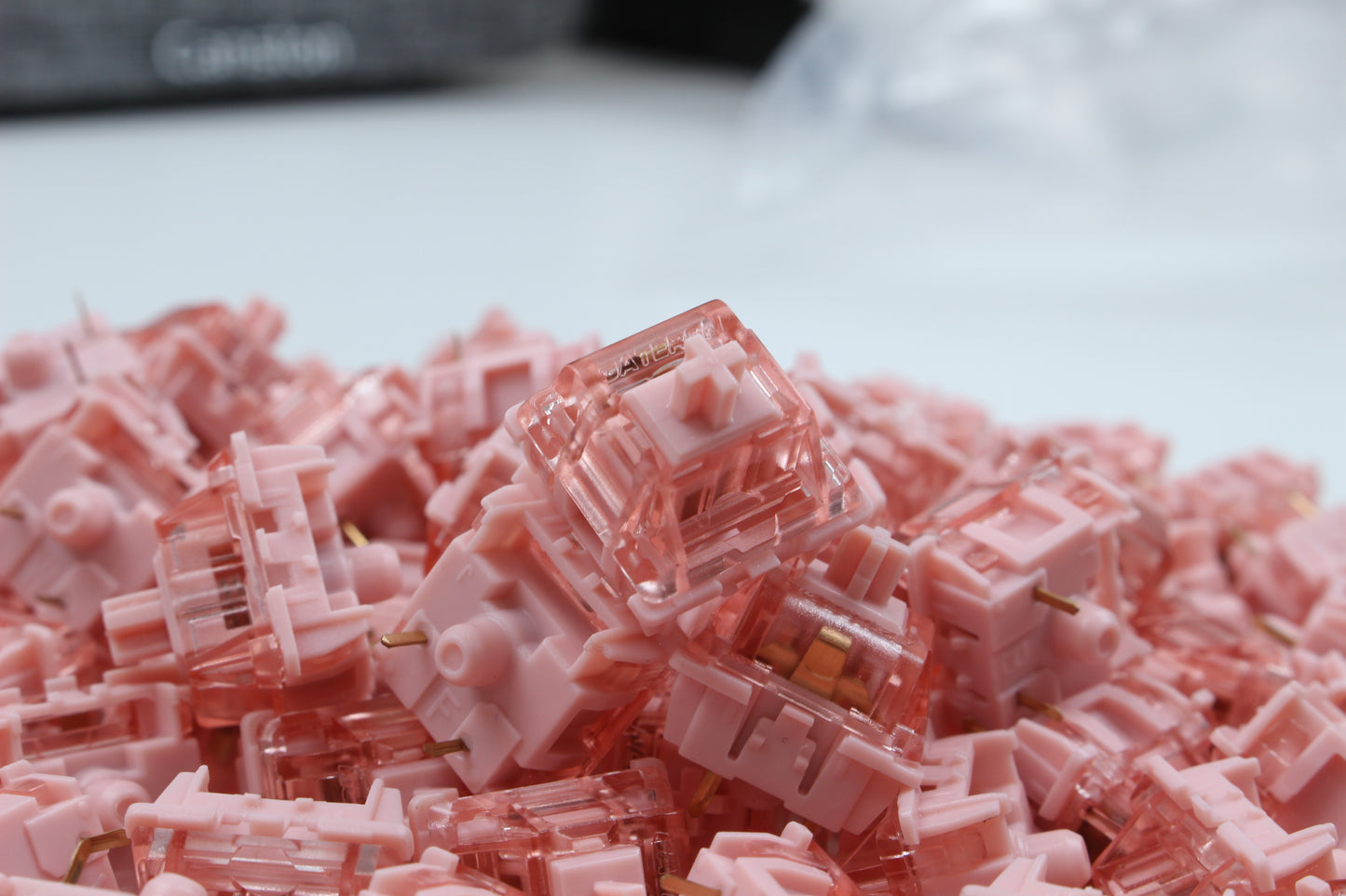 Akko x Gateron Pink Linear Switches Factory Lubed (10pcs)