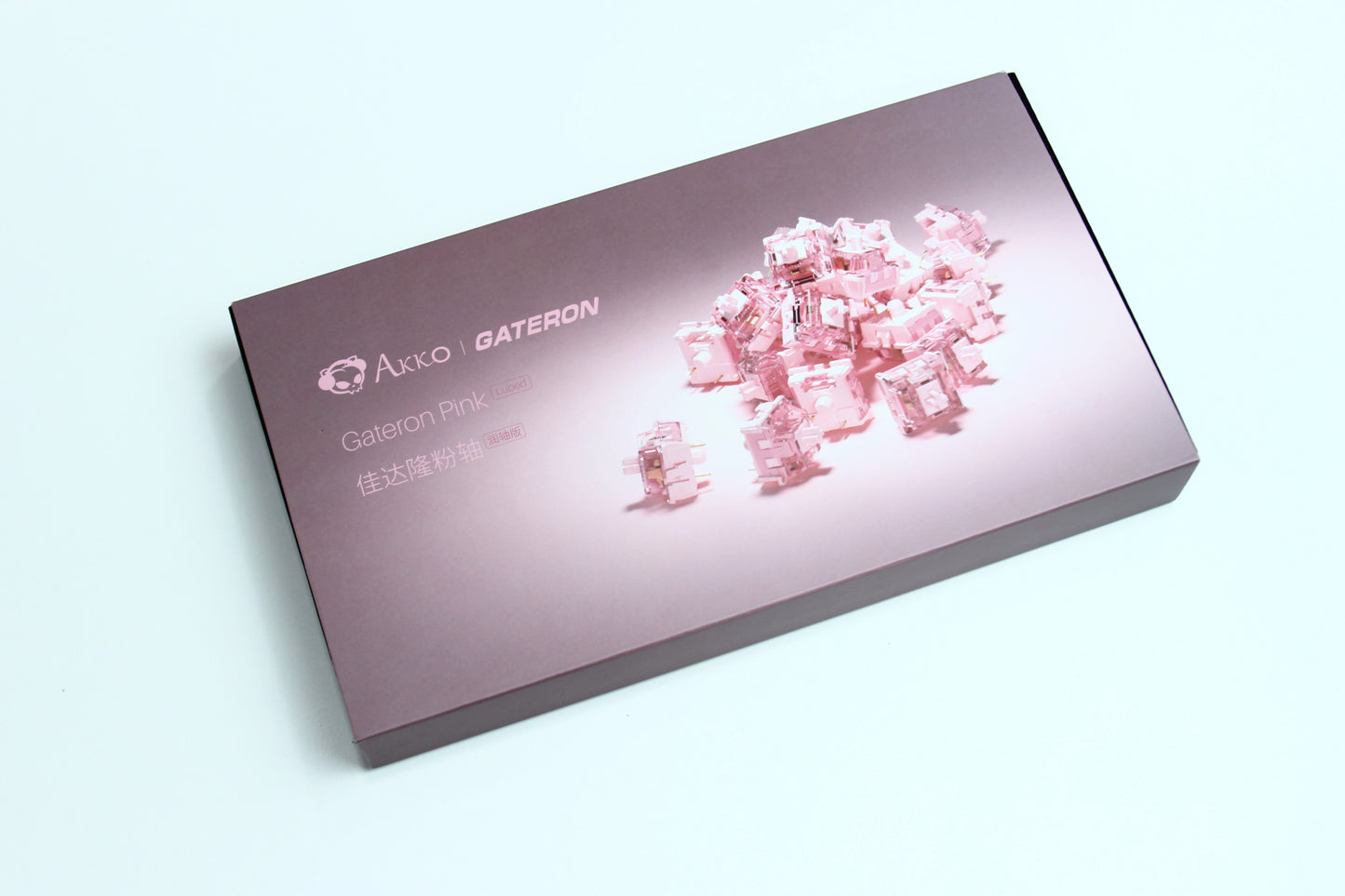 Akko x Gateron Pink Linear Switches Factory Lubed (10pcs)