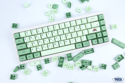 Matcha Hangul  Keycap Set