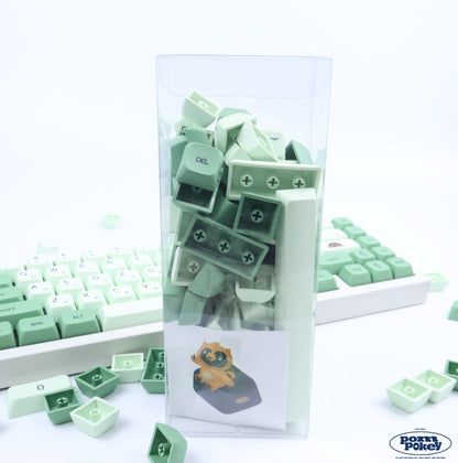 Matcha Hangul  Keycap Set