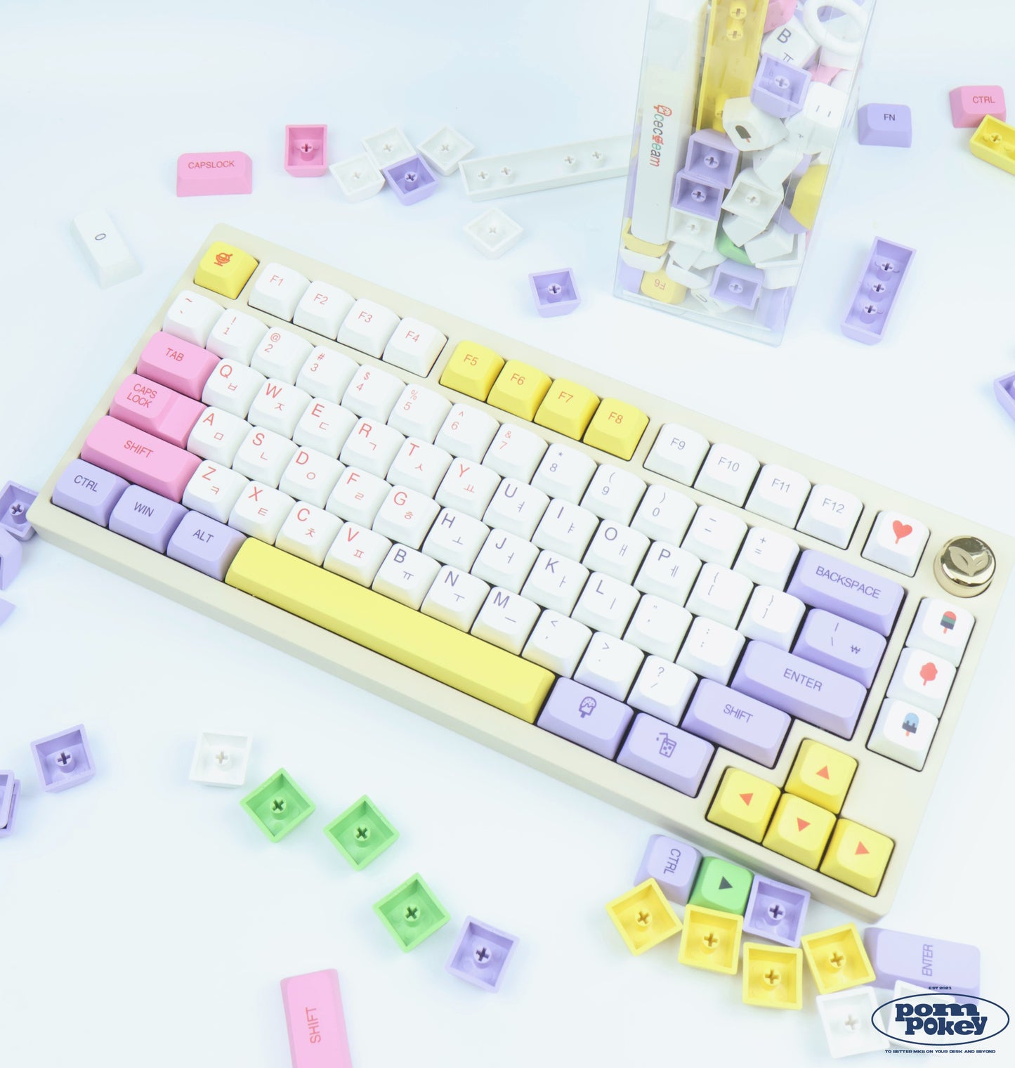 Popsicle Hangul  Keycap Set