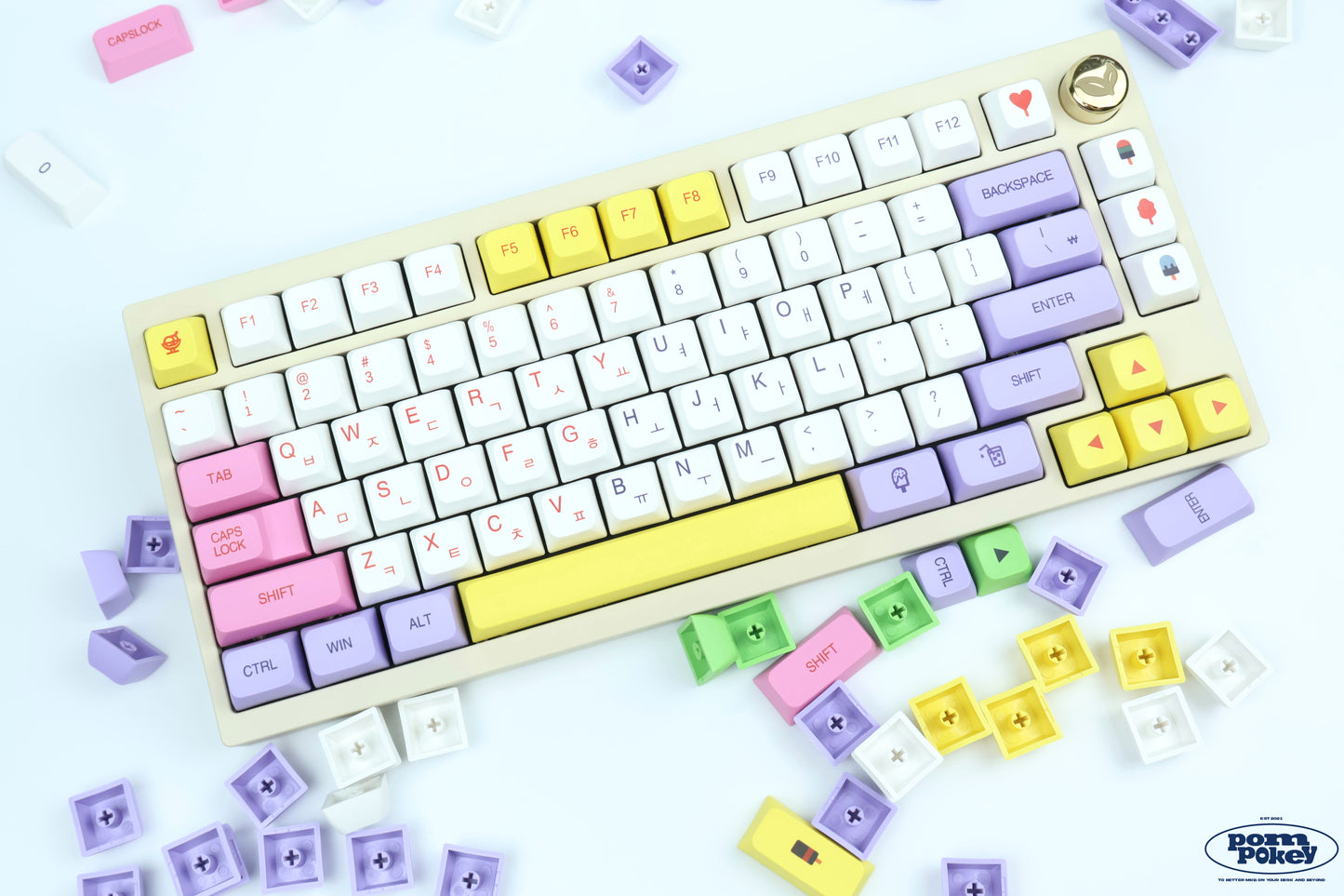 Popsicle Hangul  Keycap Set