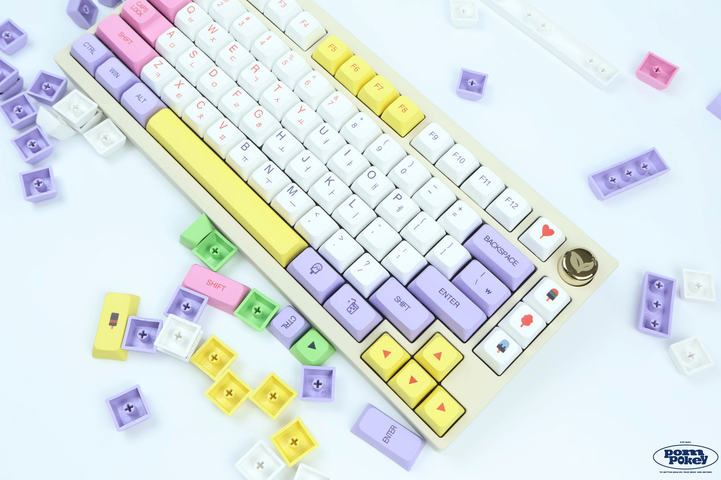 Popsicle Hangul  Keycap Set